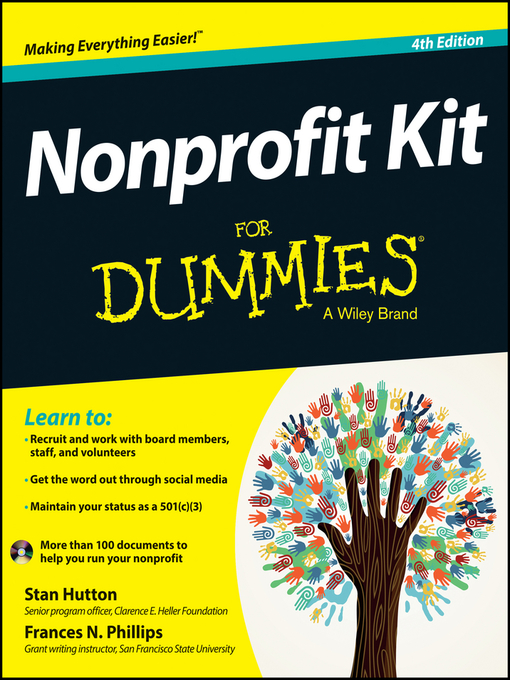 Title details for Nonprofit Kit For Dummies by Stan Hutton - Wait list